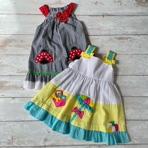 Emily Rose Summer Dresses Bundle Girl 2T
